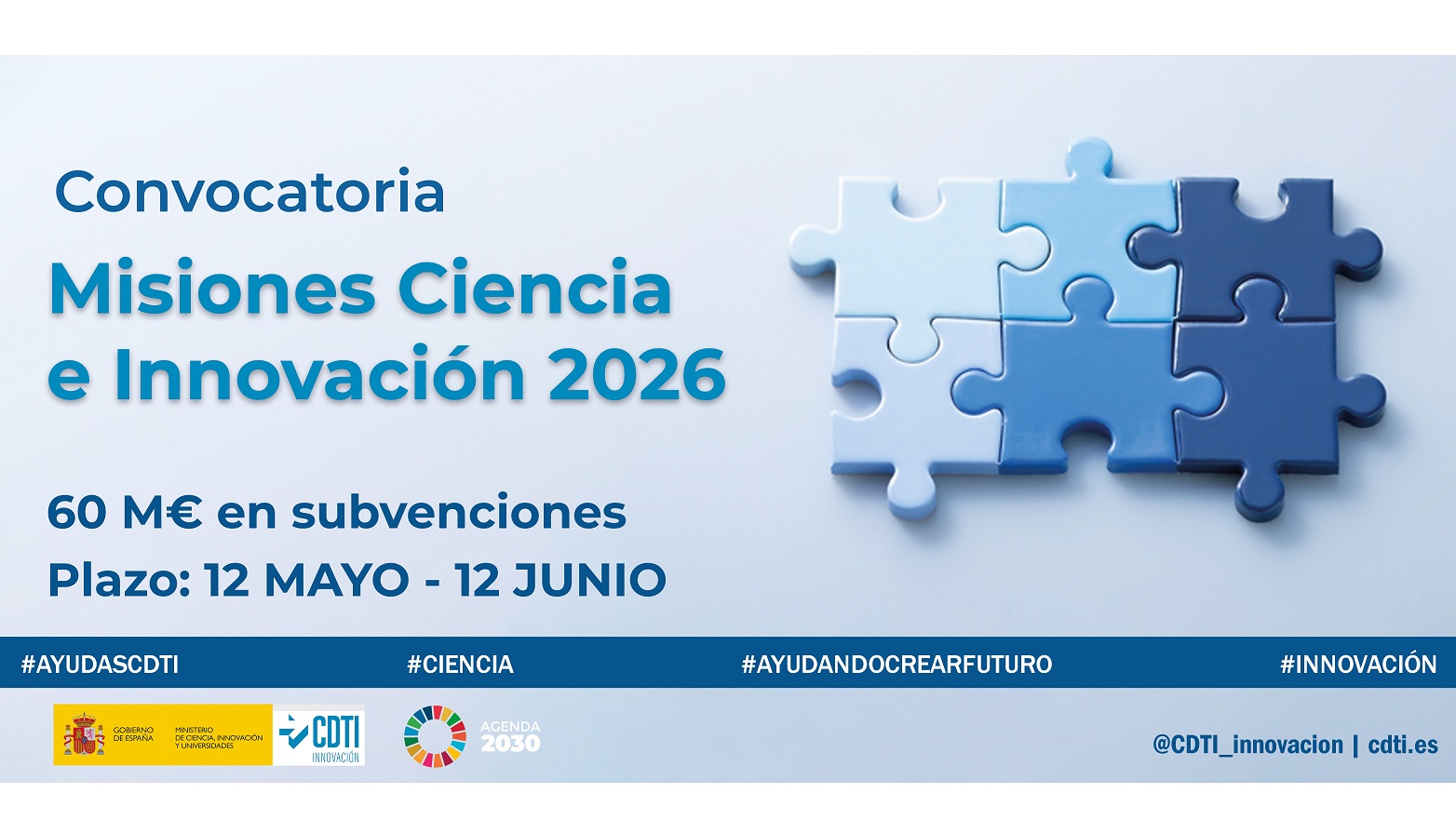Cartel de la convocatoria Misiones 2026